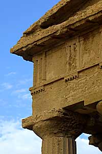 Detail of an Agrigento temple