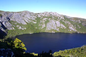 Looking back at Crater Lake.