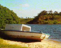 Boat at Lakes Entrance