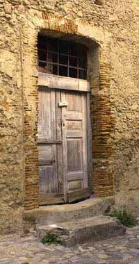 An old door in Gerace