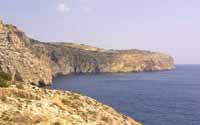 The ocean to the South of Malta