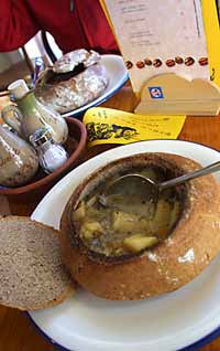 Soup IN bread