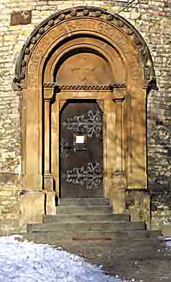 The door to the Rotunda of St Martin