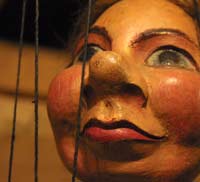 A traditional marionette