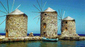 Chios windmills