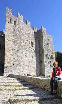 The steps to the Norman castle