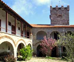 Inside the Ypsilou Monastery