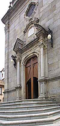 The church door