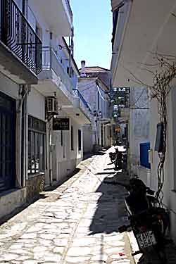 Narrow streets - the buildings are mostly post 1944.